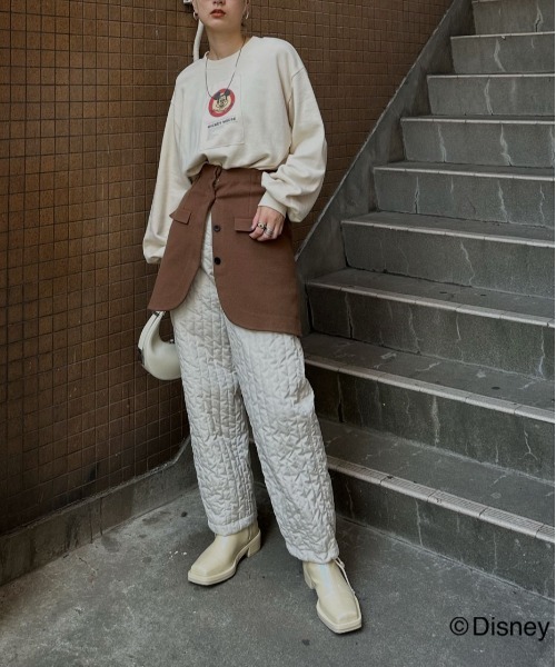 Ameri（アメリ）の「Disney MICKEY TAG SWEAT TOP（スウェット）」 - WEAR