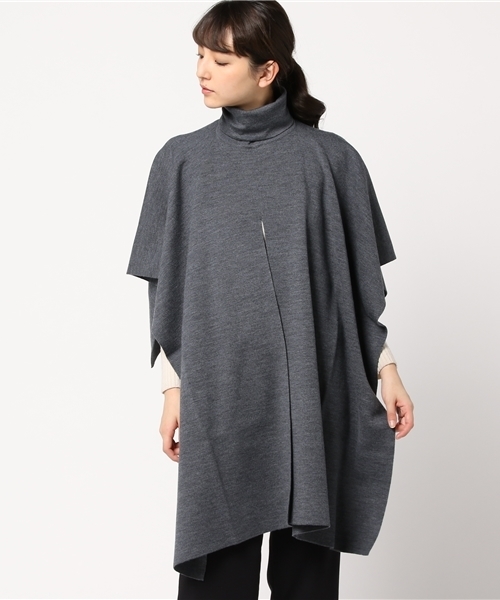 CLANE（クラネ）の「CENTER SLIT KNIT PONCHO（ポンチョ）」 - WEAR