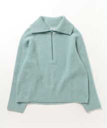 URU（ウル）の「URU/ウル/HALF ZIP KNIT（ニット/セーター）」 - WEAR