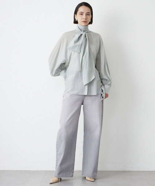 セール】シルクローンボウタイブラウス（シャツ/ブラウス）｜Whim