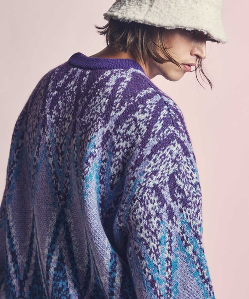 MAISON SPECIAL（メゾンスペシャル）の「《UNISEX》Airy Mohair Argyle