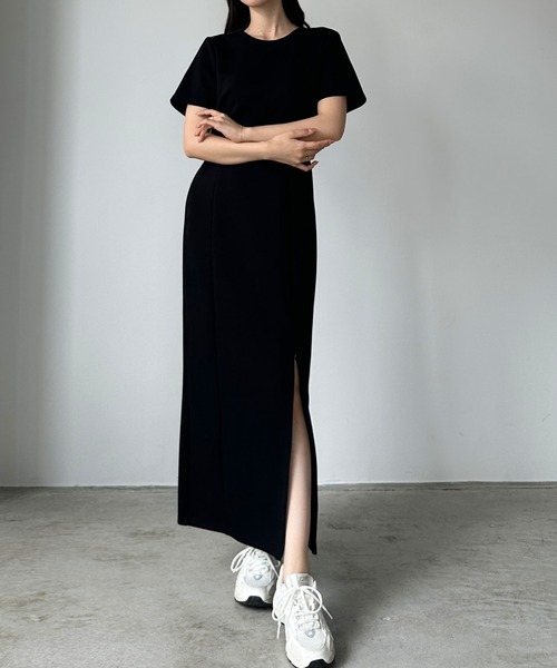 セール】【選べる】ストレッチカットワンピース（マーメイド/Iライン