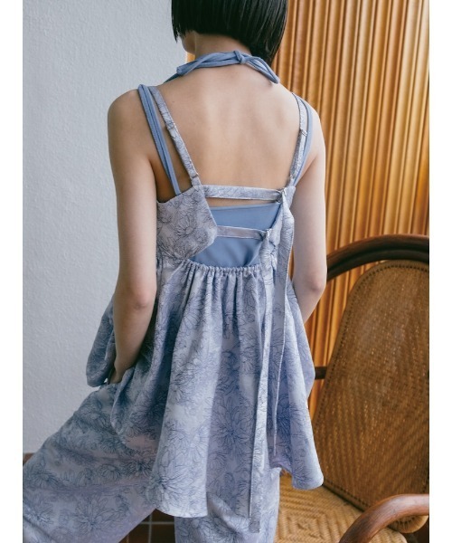 sahara（サハラ）の「Flower Jacquard Camisole/フラワージャガード