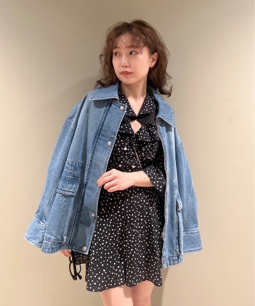 LILY BROWN（リリーブラウン）の「バリエーションドロストオーバー