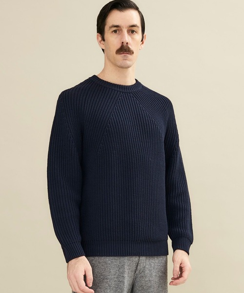 BATONER（バトナー）の「シグネチャークルーネックニット/SIGNATURE