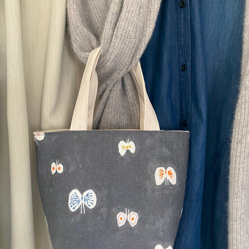 ミナペルホネン パッチワーク トートバッグ トートバッグ ユーカリ