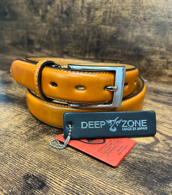 栃木レザーベルト ビジネスタイプ キャメル その他ファッション 革工房