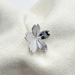 桜ピンバッジ】シルバー1000 純銀さくらピンズ タイピン お祝い 合格