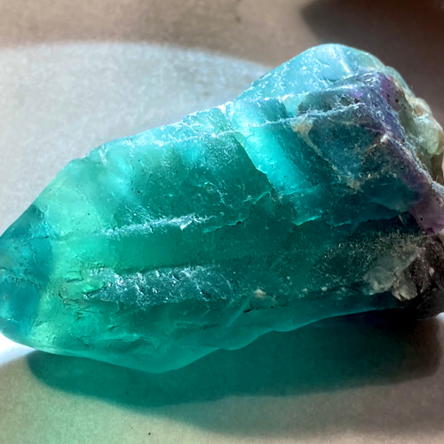 バイカラー✿*:・フローライト 蛍石 原石 ラフストーン 天然石 東洋