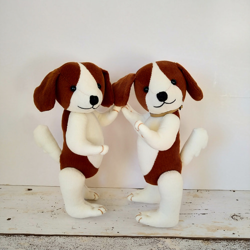 コーイケルホンディエ ハイタッチわんこ（受注制作） ぬいぐるみ