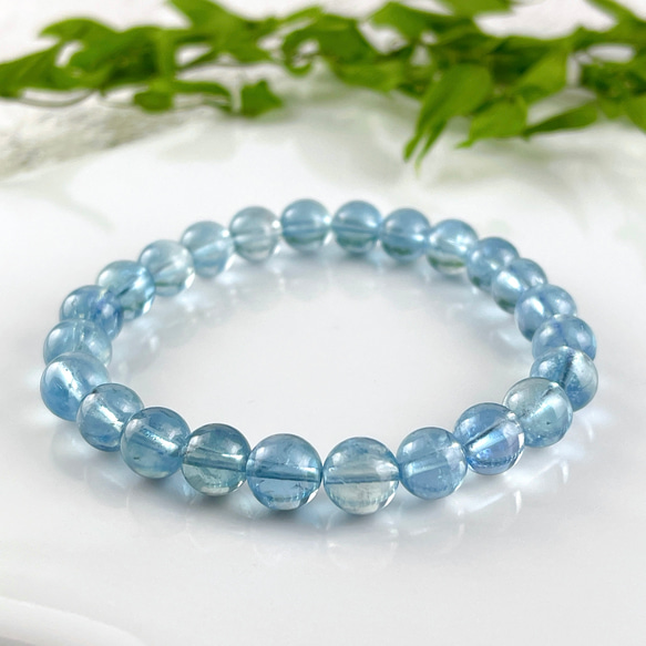 ブラジル産 サンタマリアアクアマリンブレス ブレスレット Himal