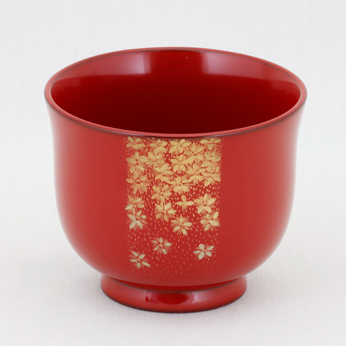 伝統工芸 輪島塗 ぐい呑み「五作家沈金」 【221】 マグカップ 伝統工芸