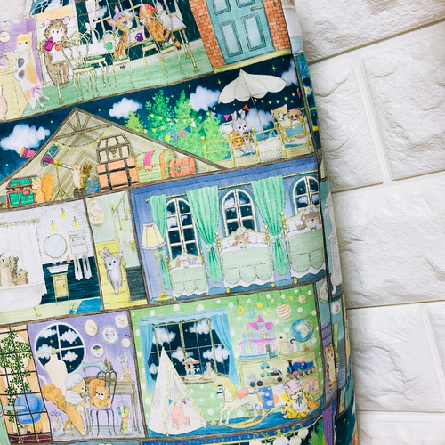 ❤️yukiemonラビリンスハウスビッグトートバッグ❤️人気生地の為、お