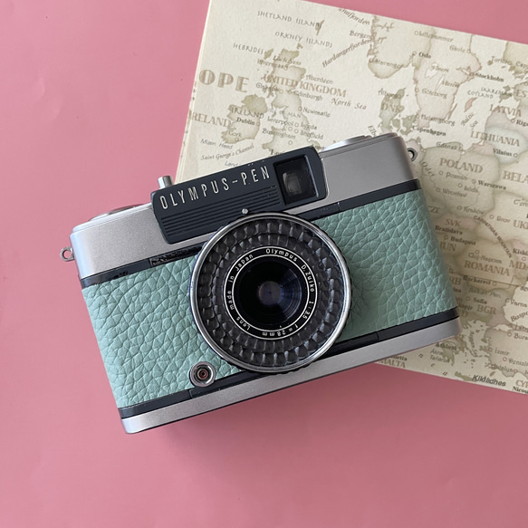 1本で2倍撮れるハーフカメラ｜オリンパス PEN EE-2ウォーターグリーン