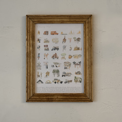 A3額縁】マホガニー 額縁 装飾 フレーム 額 ポスター 絵 サイズ 変更