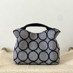 ⚮̈ミナペルホネン forest tile ライトブルー ネリオバッグ 巾着バッグ