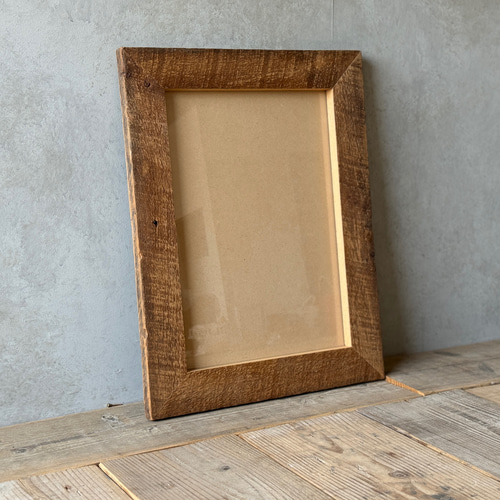 A3 古材額縁】サイズ変更可能 古材フレーム 額 ビンテージ 古道具 無垢