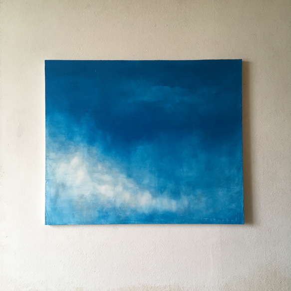 空 Ⅱ」 現代アート 絵画 原画 油絵 抽象画 風景画 インテリア 絵画