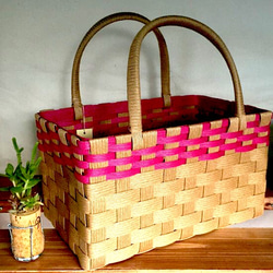 mai様オーダー品】クラフトバンド かごバッグ2個セット かごバッグ amu