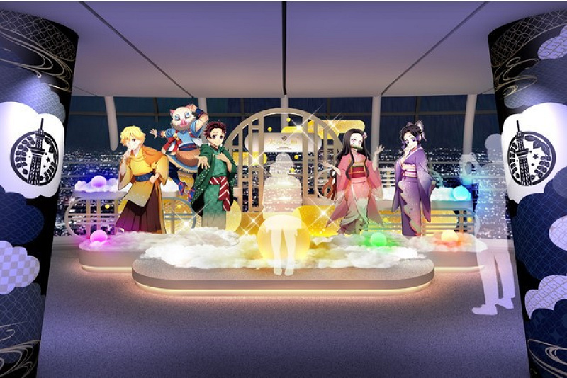 東京スカイツリー×鬼滅の刃コラボ！！展示の見どころやカフェメニュー
