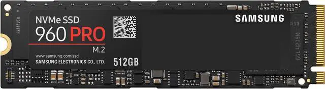 SAMSUNG 960 PRO M.2 512GB NVMe PCI-Express 3.0 x4 Internal Solid