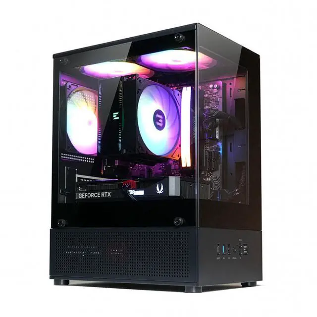 Zalman CUBIX-G Micro-ATX PC Case, MATX Case with 3 X 120mm FRGB