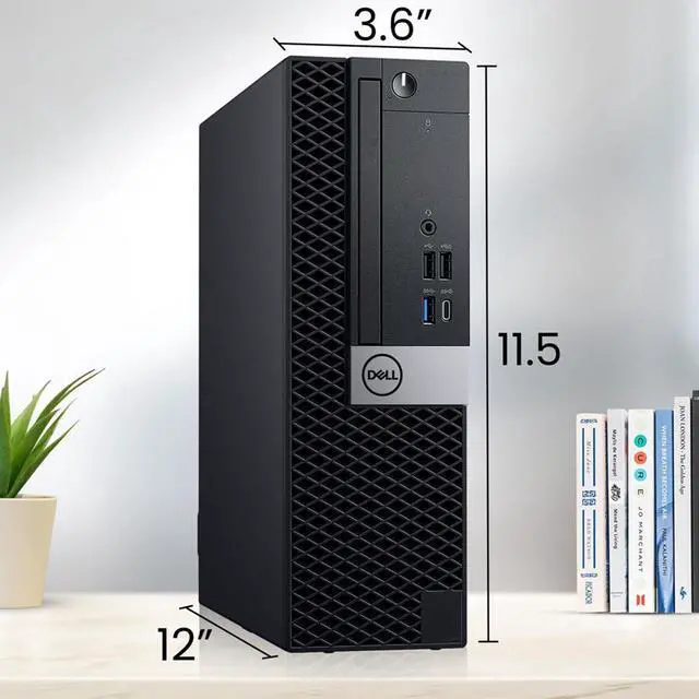 Refurbished: Dell OptiPlex 3060/5060/7060 SFF Desktop Dual Monitor