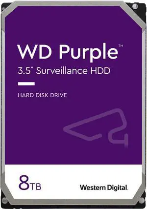 WD Purple WD84PURZ 8TB 5640 RPM 128MB Cache SATA 6.0Gb/s 3.5