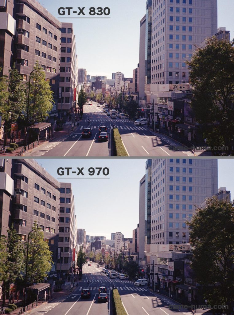EPSONフィルムスキャナー比較GT-X970とGT-X830 | カメヌマ