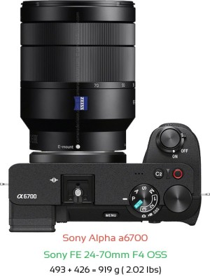 Sony A6700 Camera and Sony E 16-70mm F4 ZA OSS Lens