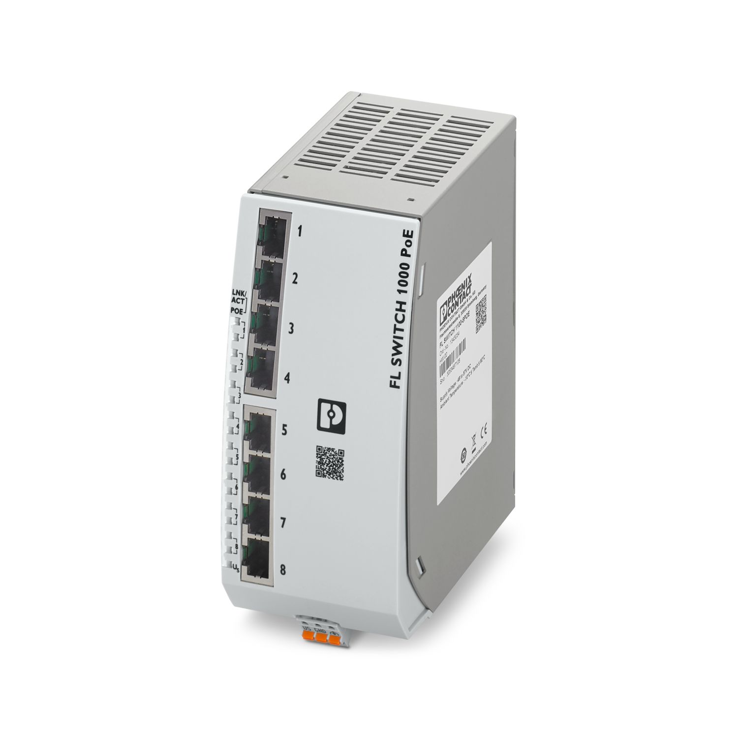 FL SWITCH 1100-8POE - Industrial Ethernet Switch - 1343034