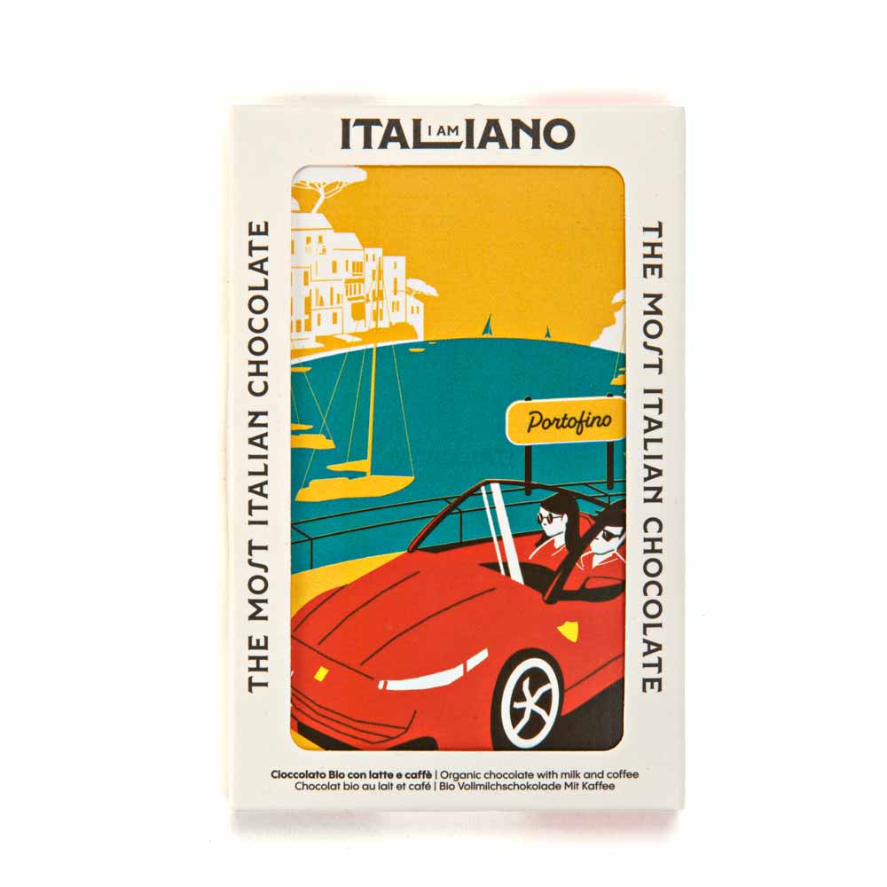 I AM ITALIANO Organic Milk and Coffee Chocolate (Portofino