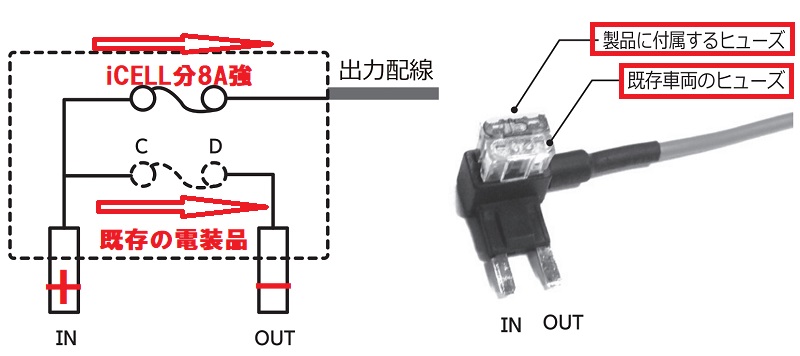 2年保証のドラレコ駐車監視用バッテリー iCELL「B12AP」