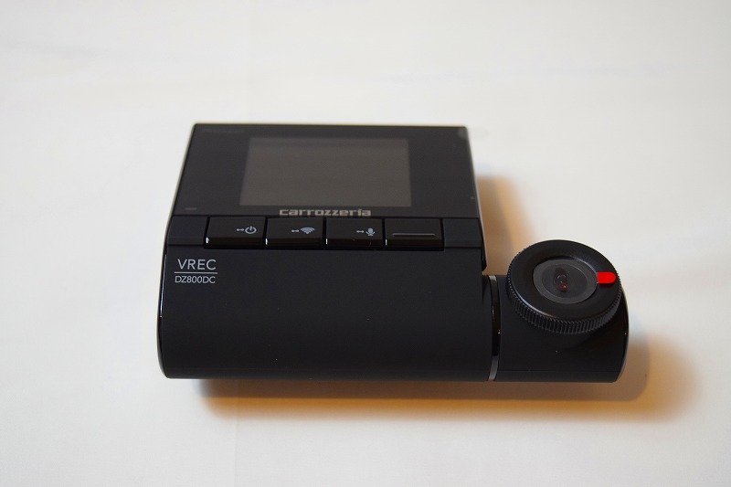 VREC-DZ800DC」の実機レビューと評価 パイオニアWiFi対応の2カメラ