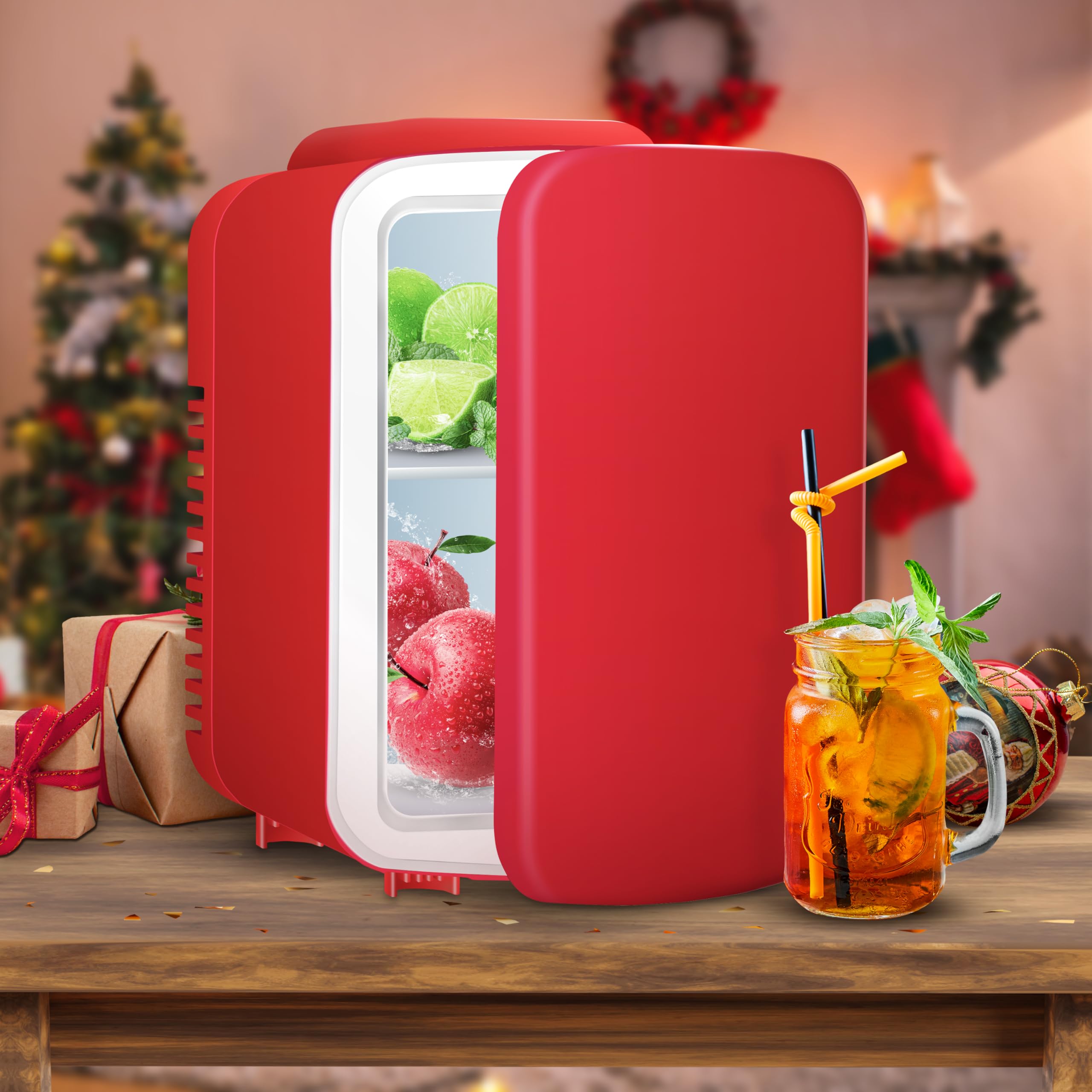Mini Geladeira Simple Deluxe Portable 4l/6 Lata Refrigerador