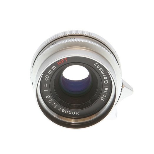 Rollei 40mm F/2.8 Sonnar HFT Lens For Leica Screw Mount, Silver {39}