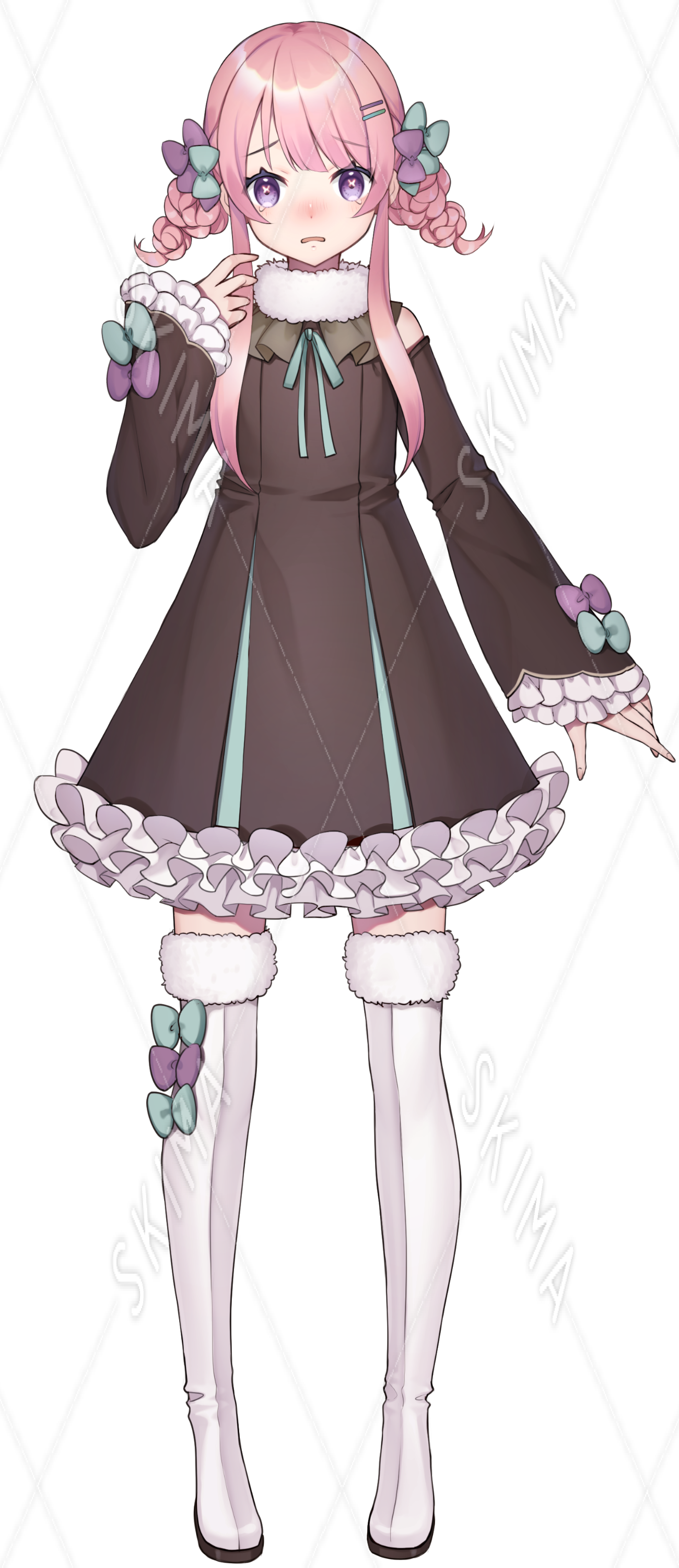 ◇表情4種・衣装と髪色差分◇ | SKIMA（スキマ）