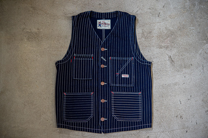 TCBジーンズ「ウォバッシュ ストライプ ベスト」Part1 〜購入レビュー