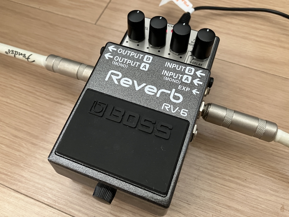 ディレイ搭載の便利なリバーブ】BOSS RV-6 Reverb【Review/レビュー
