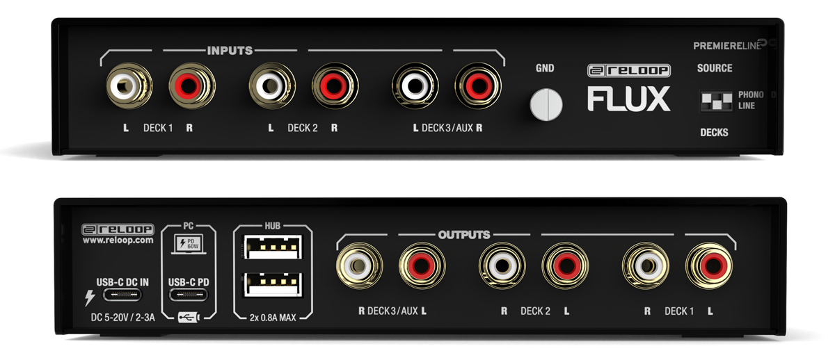 RELOOP Flux 〜USBハブを搭載したUSB-C対応のSerato DVS用