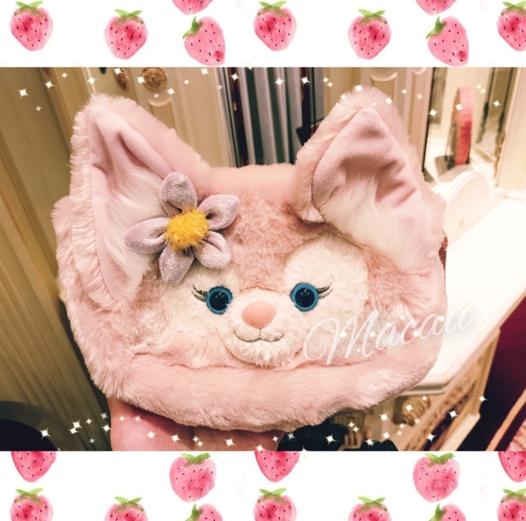 香港ディズニー☆リーナベル ふわもふ化粧ポーチ (Disney/ポーチ