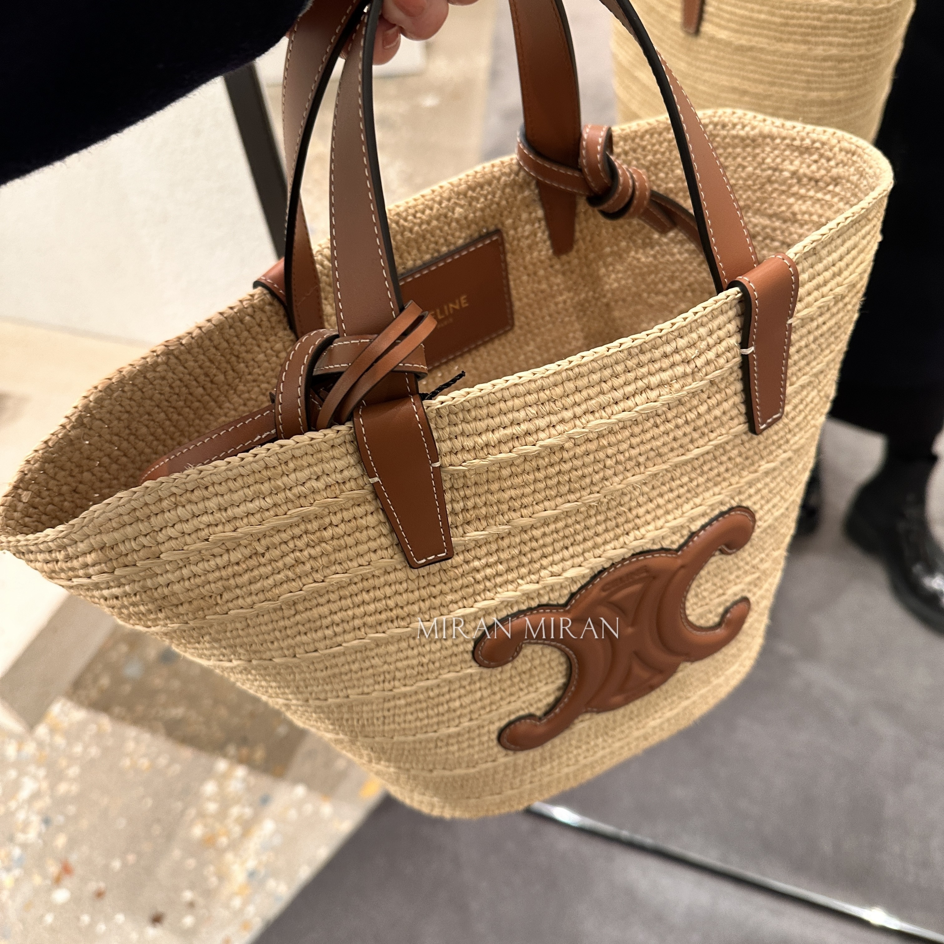 CELINE】ティーン サプルCELINE クラシック パニエ / ラフィア (CELINE