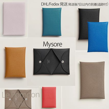 パープル（紫）系 HERMES(エルメス) カードケース・名刺入れ(メンズ