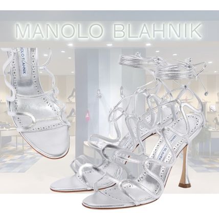 レースアップサンダル Manolo Blahnik(マノロブラニク) サンダル