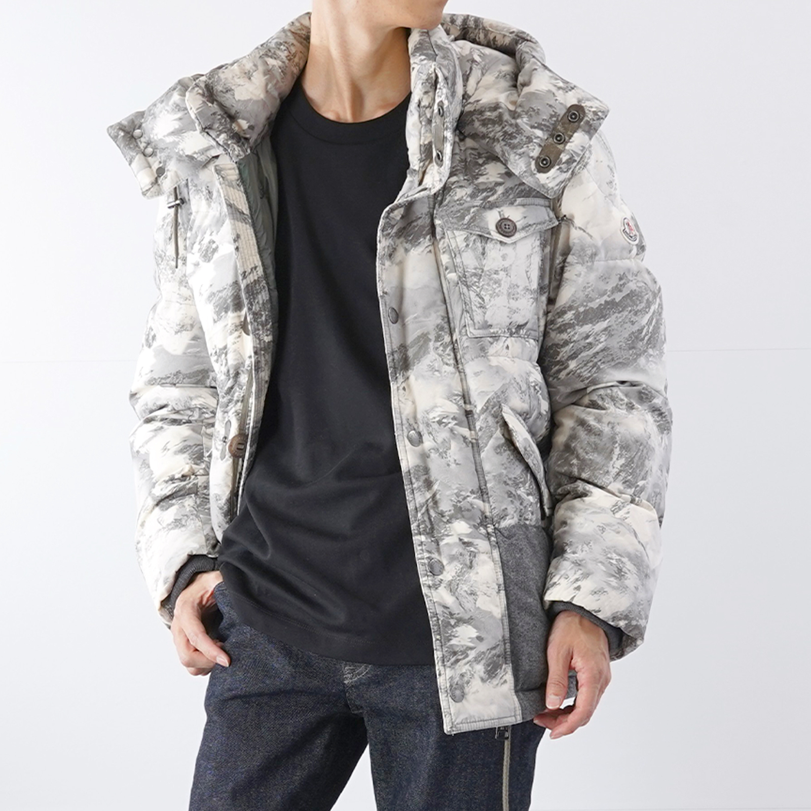 MONCLER モンクレール EVETTES ダウンジャケット 迷彩柄 (MONCLER