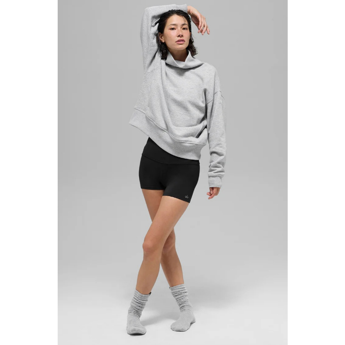 関税負担なし◇ALO Yoga◇ヘイジー モックネック プルオーバー (ALO