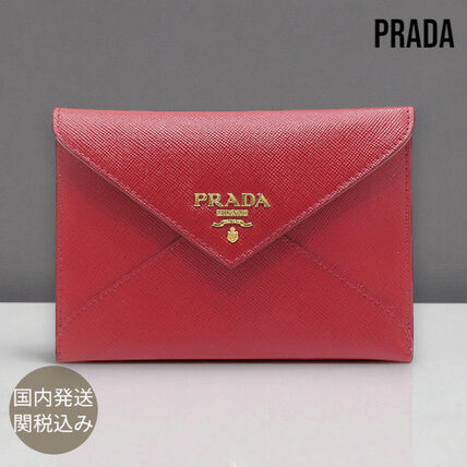 レッド（赤）系 PRADA(プラダ) カードケース・名刺入れ(レディース