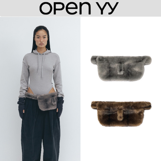 Open Yy】 FURRY POCKET BELT BAGの通販はau PAY マーケット - 輸入