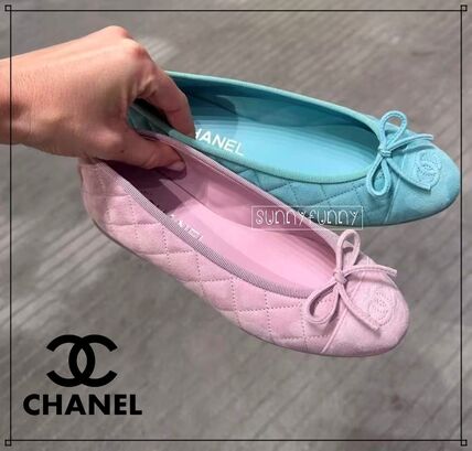 ピンク系 CHANEL(シャネル) バレエシューズ(レディース) - ブランド