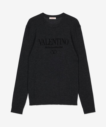 グレー（灰色）系 VALENTINO(ヴァレンティノ) ニット・セーター(メンズ